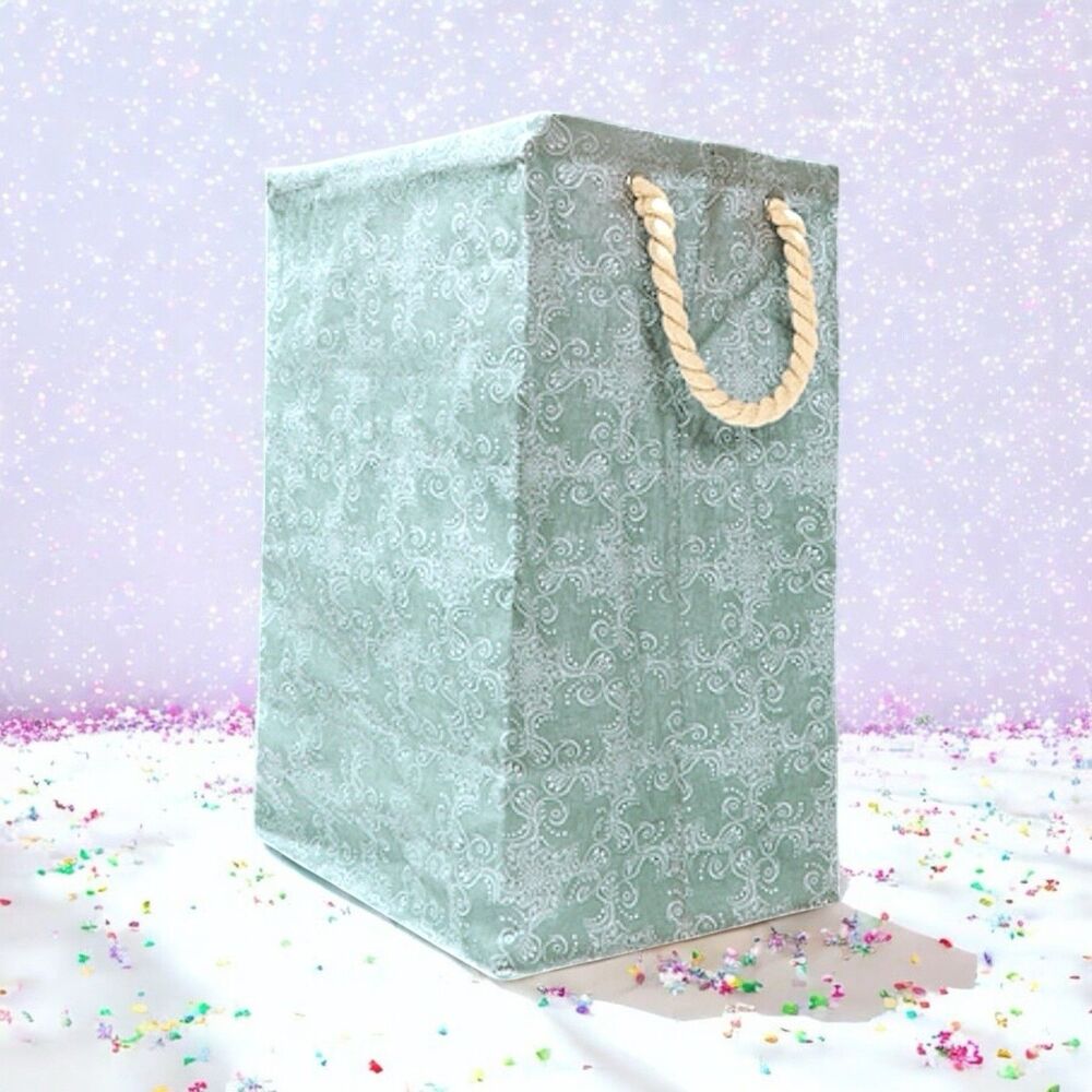 SUMMER & ROSE POP Up Laundry Basket In Green New With Tags MSRP $36